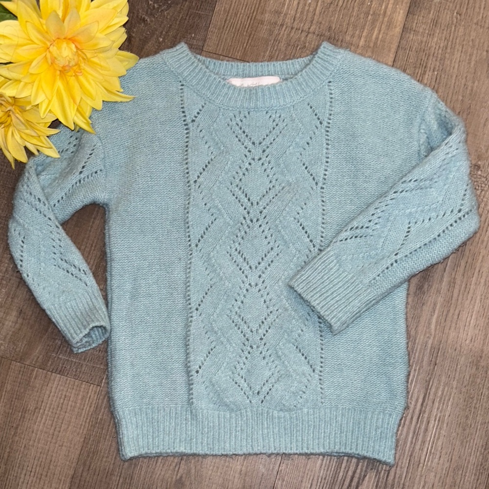 SweetHoney Light Blue Kids Sweater